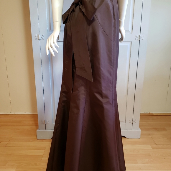 LAUNDRY  Silk taffeta floor length dress sz 8. - Picture 8 of 8